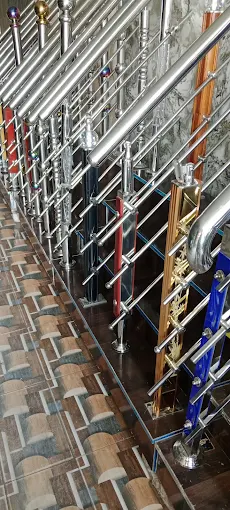 Steel stair railings and handrails in Lahore